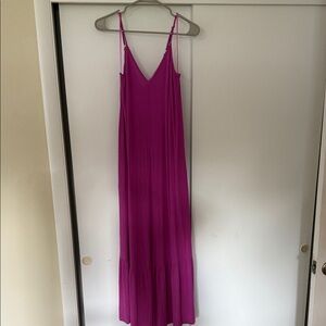 Lovestitch Vibrant Pink Maxi Dress